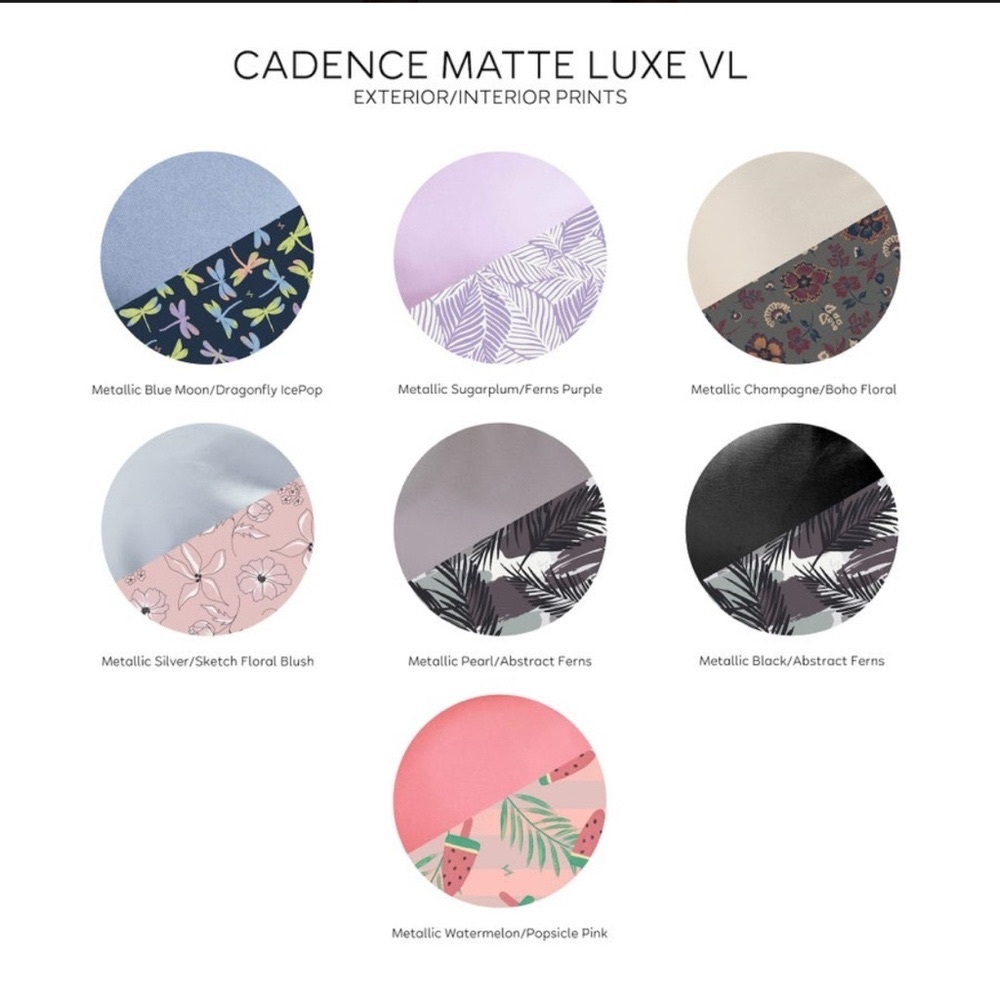 🍉LUG Cadence 🍉Metallic Watermelon 🍉 Quilted Tote Bag - Picture 3 of 9